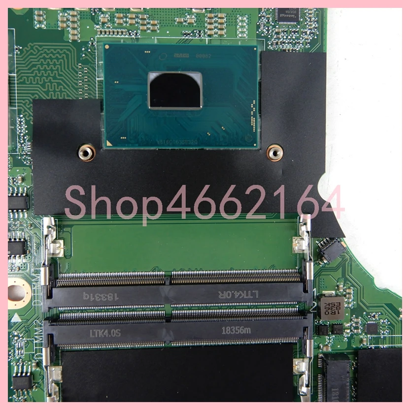 Placa base GL703VD con i5 i7-7th Gen CPU GTX1050 GPU para ASUS ROG Strix GL703VD GL703V GL703 placa base para ordenador portátil DABKNMB28A0 - imagen 3