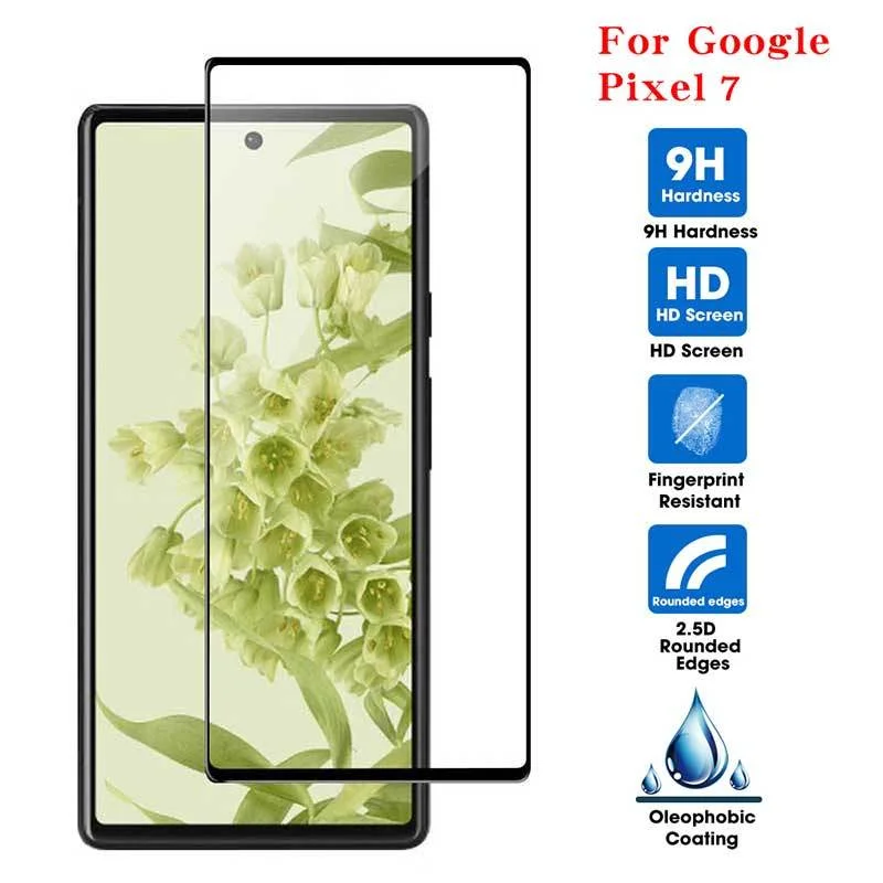 Pantalla de vidrio templado para Google Pixel 7 7 Pro 6a 6 6 Pro Protector de pantalla HD resistente a los arañazos película templada de pantalla completa - imagen 2
