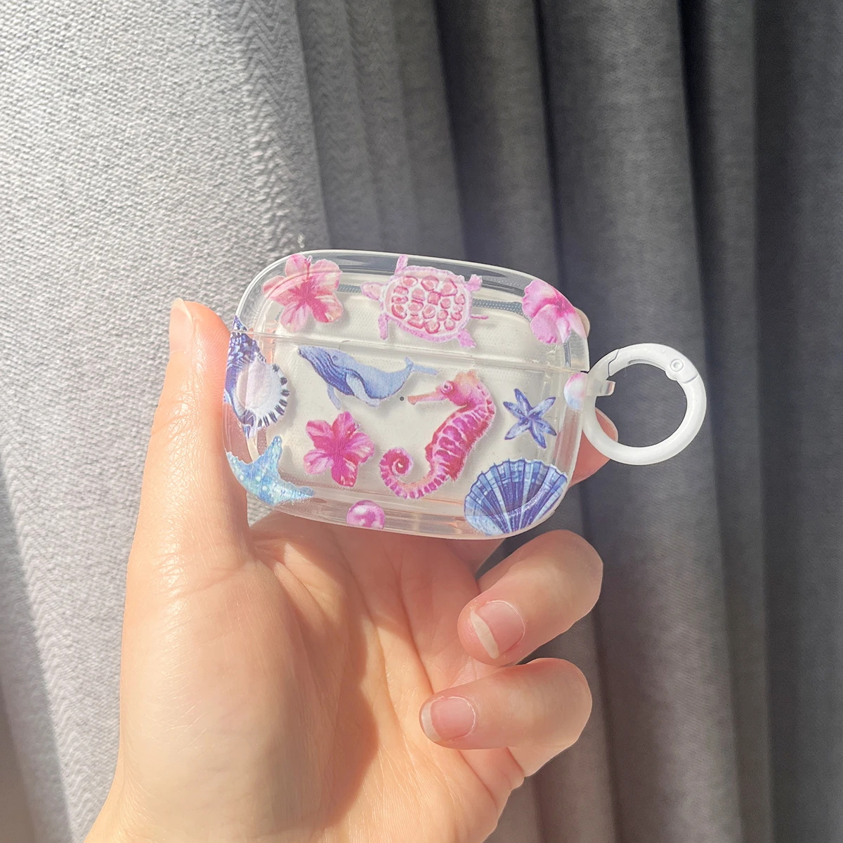 Funda Ocean de verano para Apple Airpods pro 2. ° caja de carga de auriculares inalámbricos Bluetooth para Airpods 2 3 4 1 funda protectora para auriculares - imagen 4