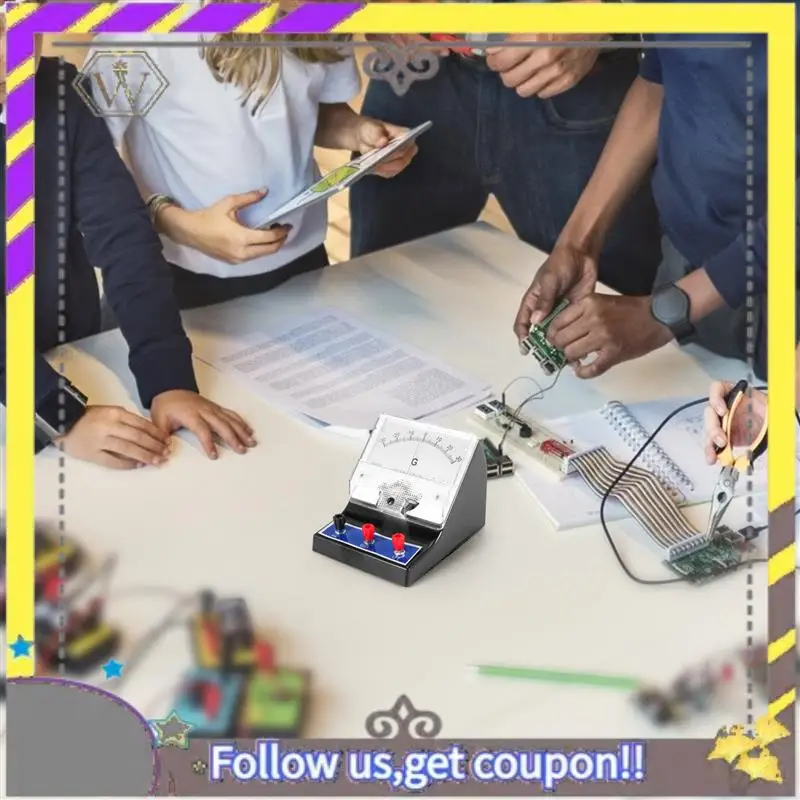 Nuevo amperímetro analógico tipo puntero probador de amperios de corriente eléctrica amperímetro sensible microamperímetro galvanómetro - imagen 4