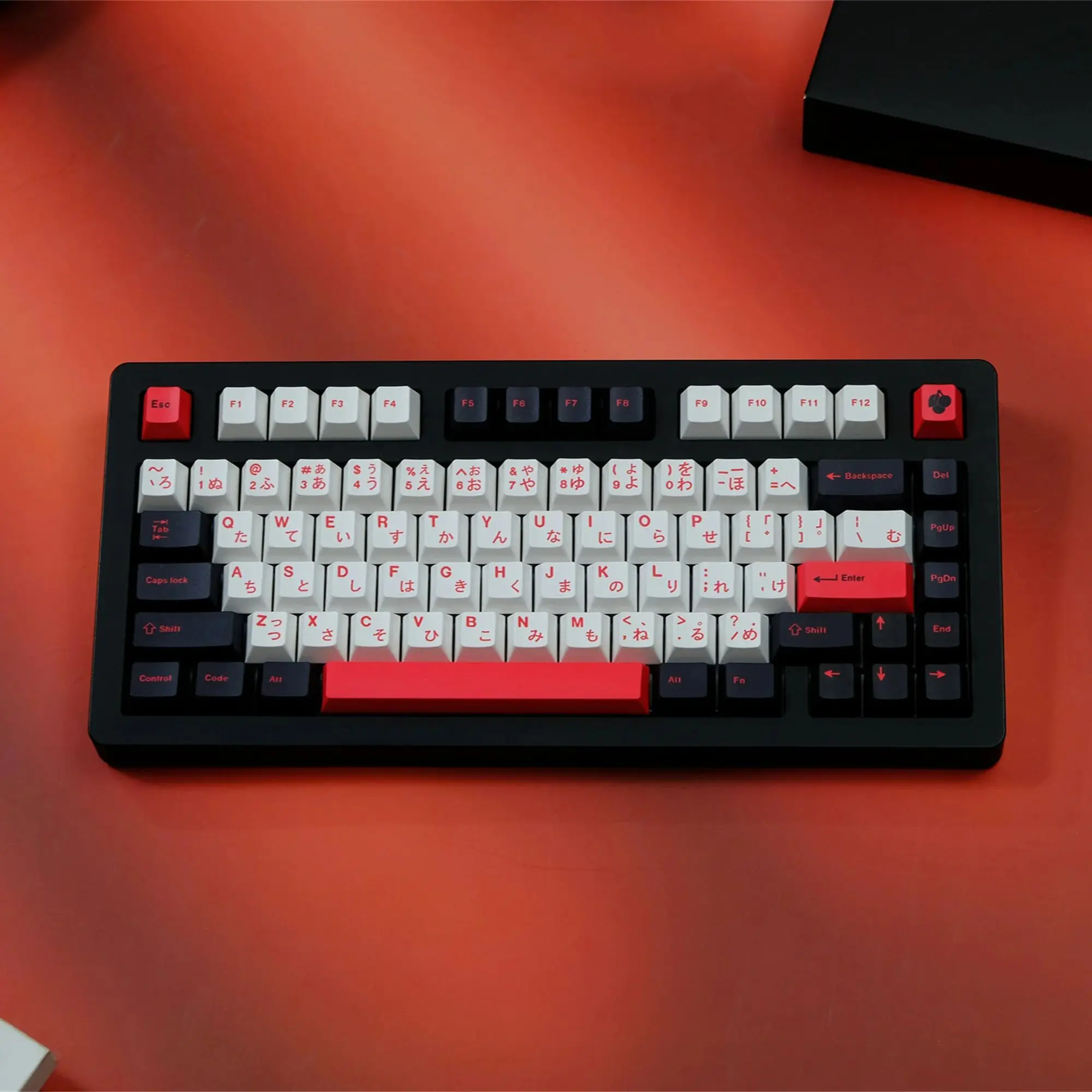Teclas japonesas minimalistas en blanco y negro, 151 teclas, Material PBT, perfil CHERRY DYE-SUB para teclado mecánico CHERRY MX Switch
