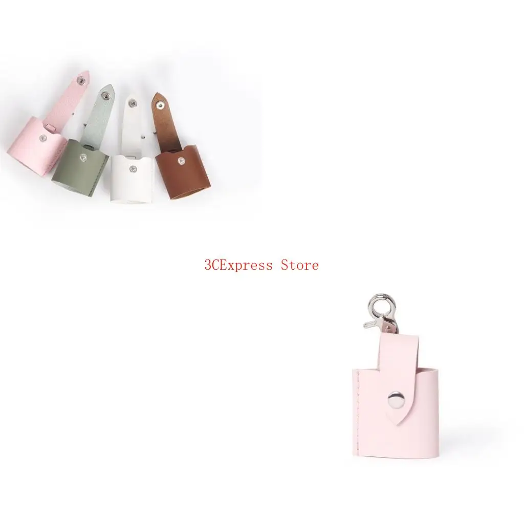 Color sólido PU Leather 135 Case cajas cajas almacenamiento Camina bolsas decorativas