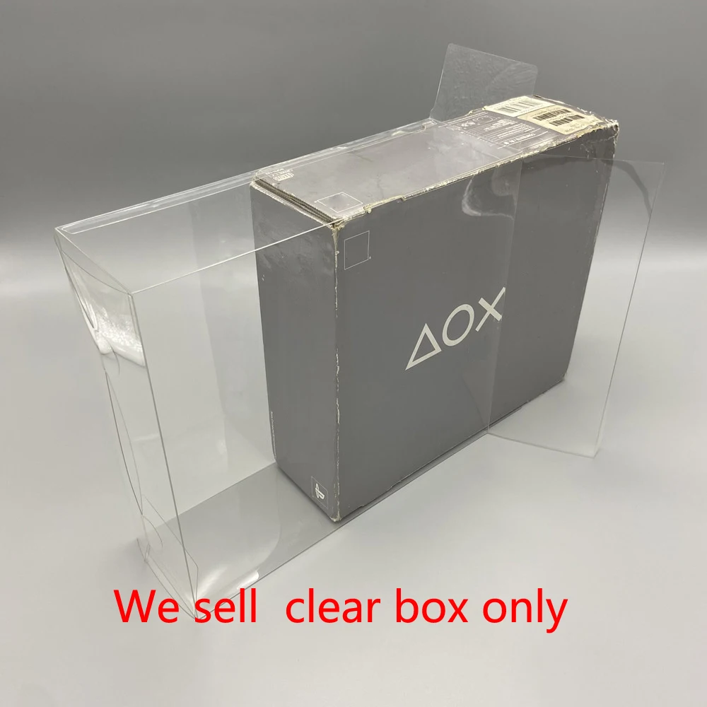 Caja transparente para PlayStation one, caja protectora de almacenamiento de colección de protectores de plástico PET para PSone