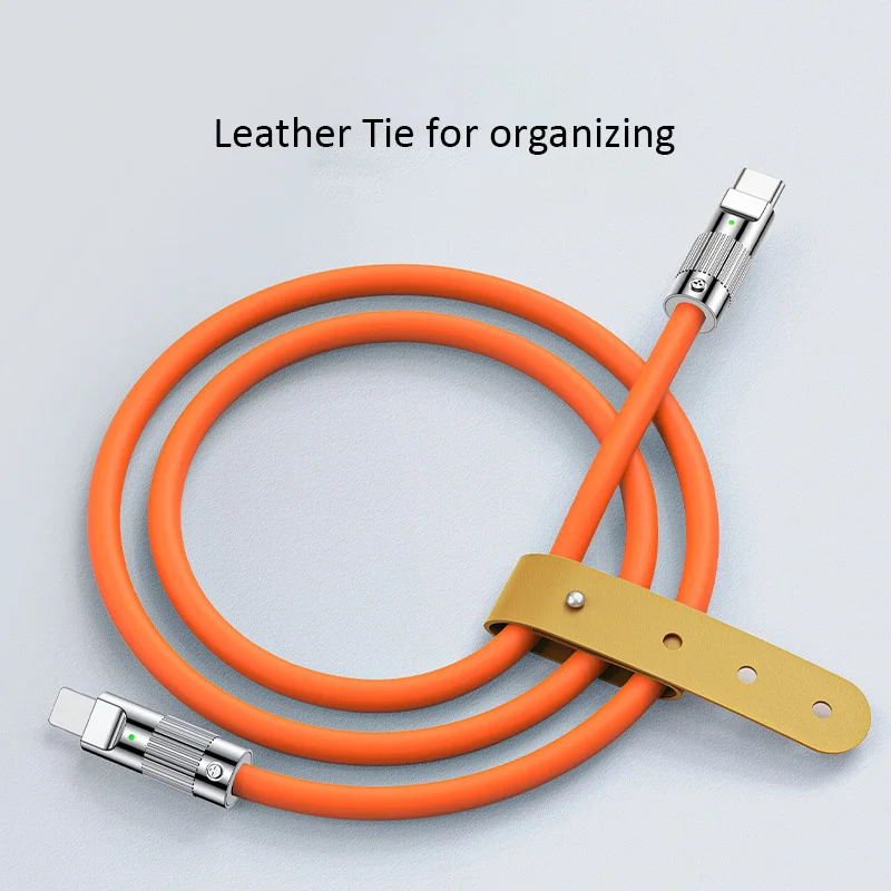 Cable USB-C 120W Carga Rápida – Silicona Líquida 6A Universal - imagen 2