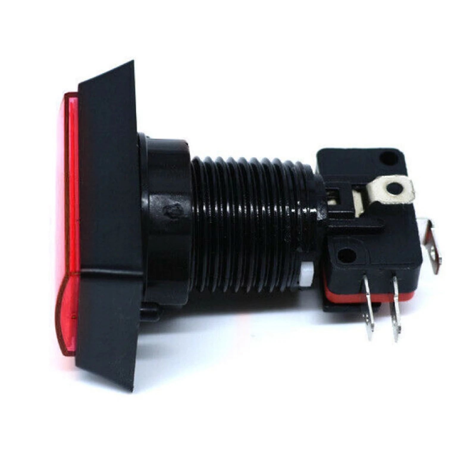 Lámpara de luz LED iluminada de 5 colores, botones pulsadores Arcade rectangulares, 30x50mm, botón pulsador para reproductor de videojuegos con microinterruptor - imagen 5