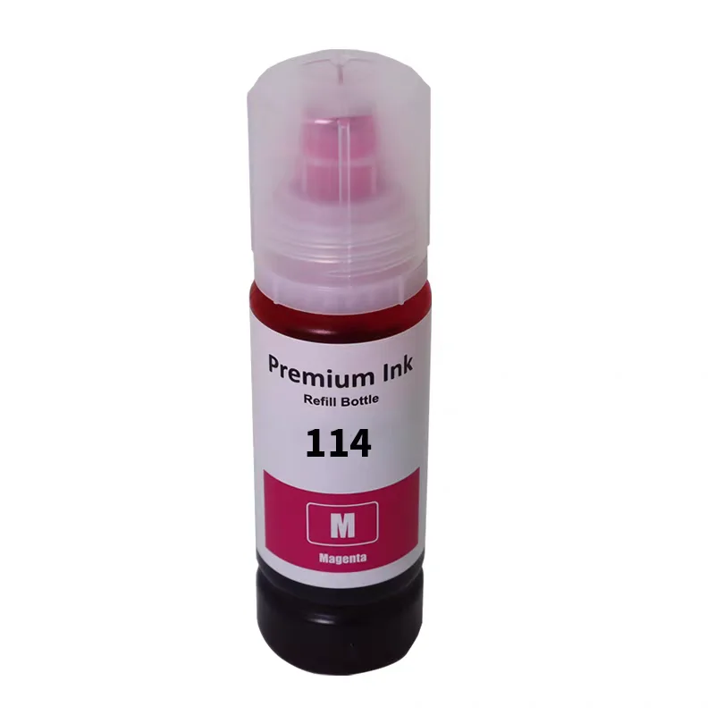 Tinta de repuesto de tinte T114 114, Compatible con botella a base de agua, tinta de repuesto T114 114 para tinta de impresora Epson Ecotank ET-8500 ET-8550 - imagen 2