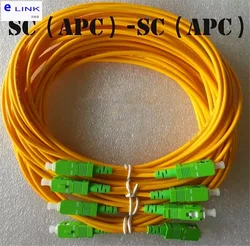 ELINK Cable de fibra óptica simplex SC/APC-SC/APC G.652D