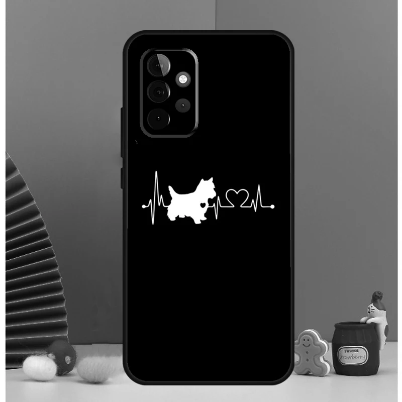 West Highland Terrier Westie funda para Samsung Galaxy, A54, A34, A24, A14, A51, A71, A12, A32, A52, A72, A13, A33, A53, A25, A15 - imagen 2