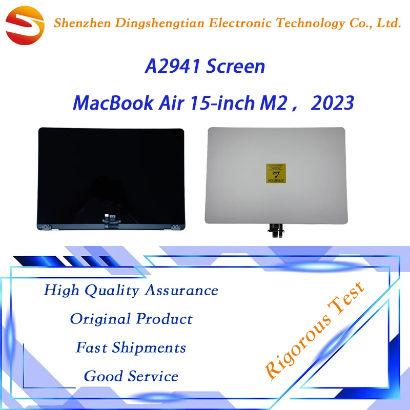 Pantalla LCD Original nueva M2 Air A2941 para MacBook Air 15 "Panel EMC 8301 2023 año reparación de repuesto gris plateado
