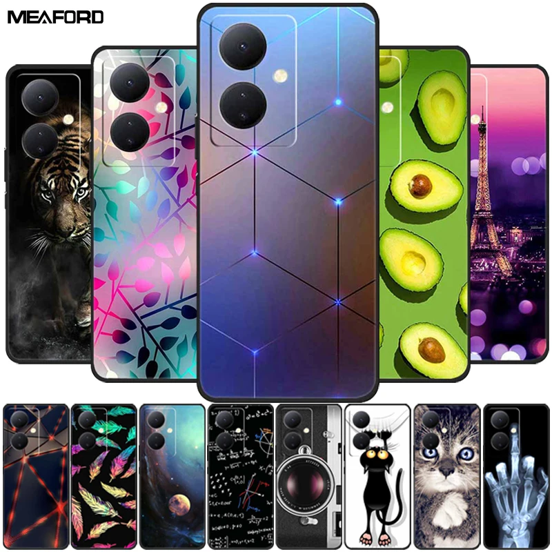 Para vivo V29 Lite 5G fundas V29Lite moda suave TPU fundas traseras de silicona para Vivo V29 Lite Funda de teléfono Coque Funda Etui V 29 Lite