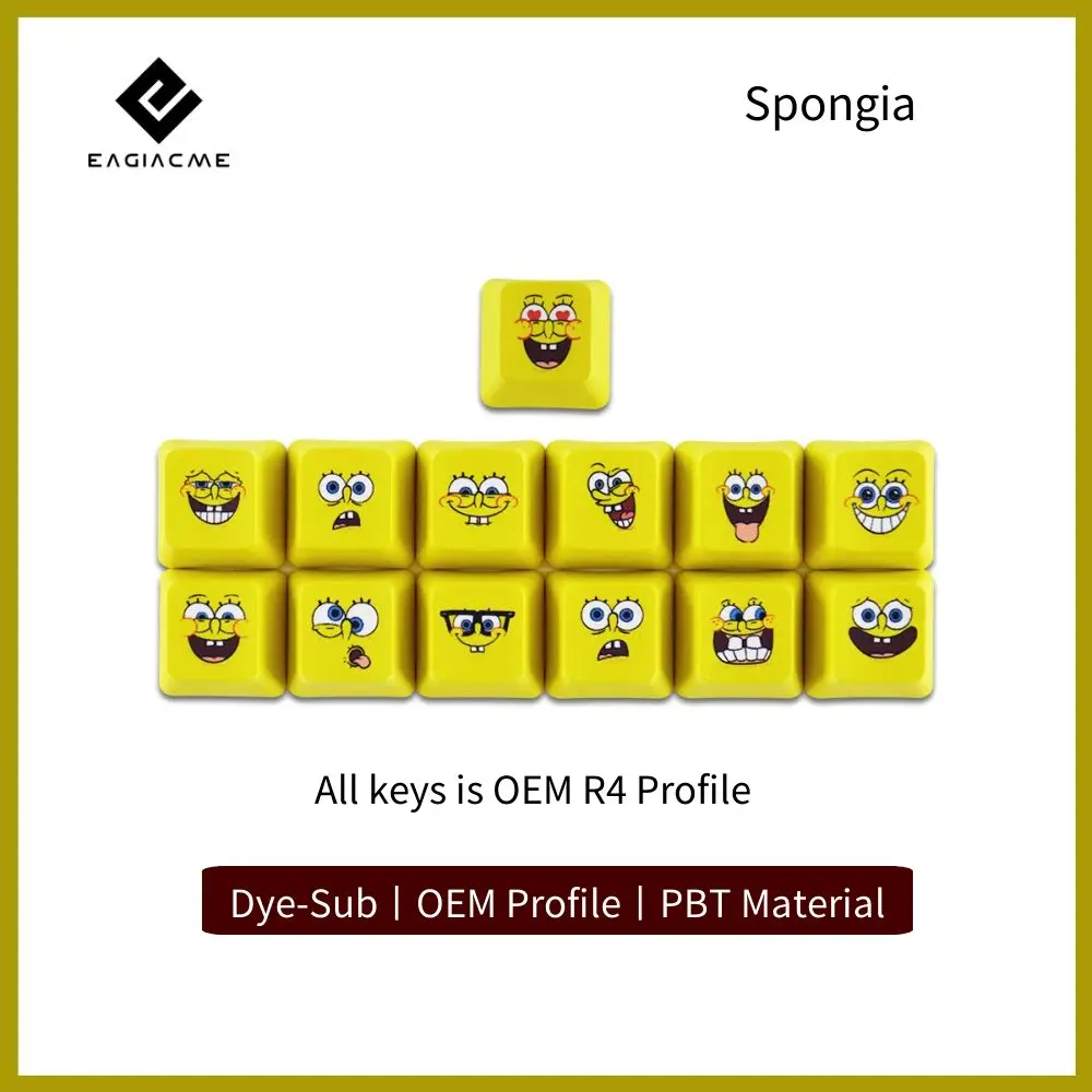 Teclas DYE-SUB PBT personalizadas para Gamer, 9 unidades, perfil OEM, Teclado mecánico para Gateron Cherry MX Switch - imagen 2