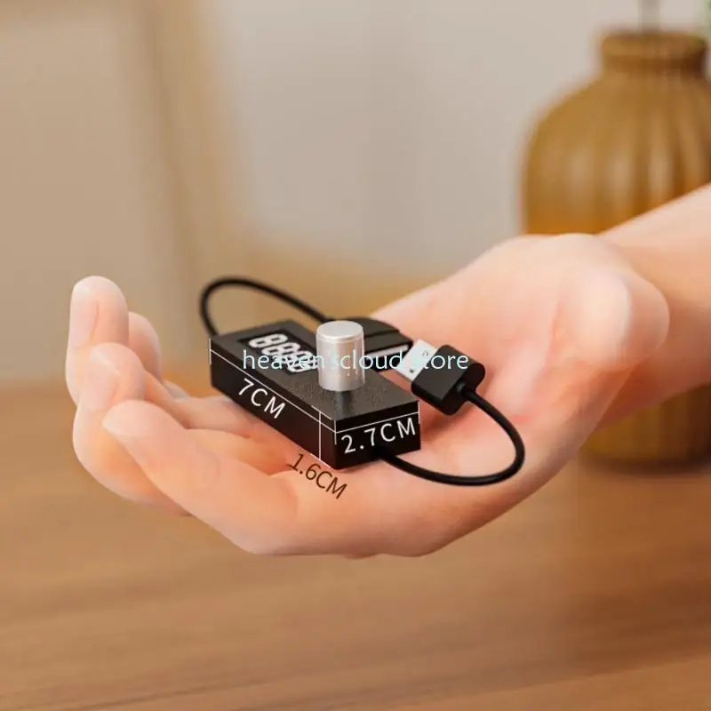 Cambio temporizador USB negro Y88B para luces y ventilador con duración ajustable - imagen 4