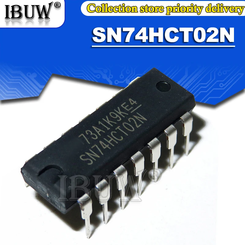SN74HCT02N DIP14 SN74HCT02 74HCT02N 74HCT02 DIP IC integrado, 10 piezas