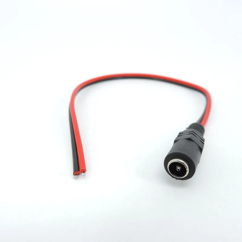 50 Uds 5,5x2,1mm DC macho hembra enchufe DC Cable flexible para controlador Led/conector de tira/cámara CCTV - imagen 4
