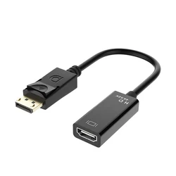 Convertidor DisplayPort a HDMI 4K para Monitor, TV y Proyector