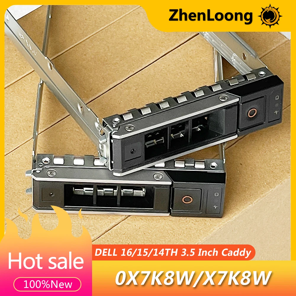 ZhenLoong-bandeja de disco duro X7K8W SAS/SATA de 3,5 pulgadas, Caddy para DELL 14/15/16TH R760 R7625 R750 R7525 R540 R640 R740 R740xd R940 0X7K8W - imagen 2