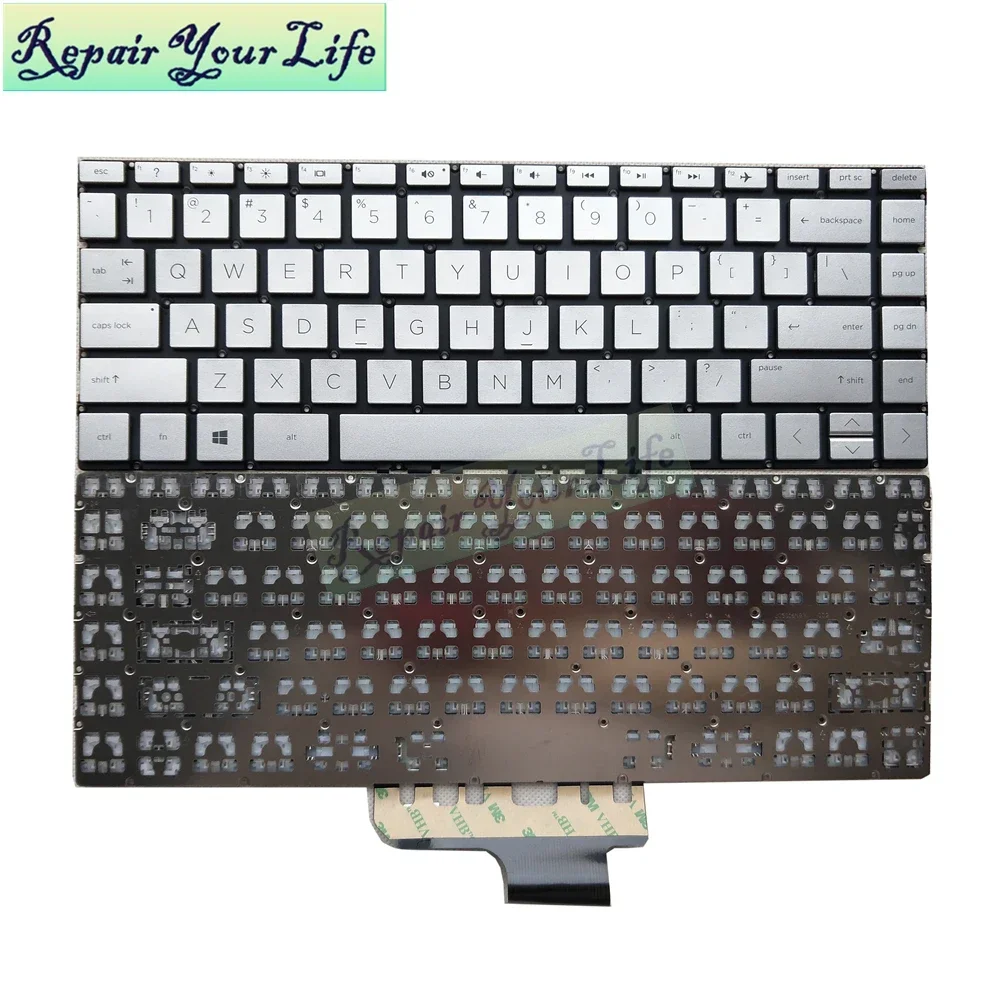 Teclado inglés para portátil HP Pavilion X360 14-CK 14-CM 14-DG 14Q-CS 14T-CM 14Q-CY 14-CE 14-CF TPN-Q188 Q190 L15601-001