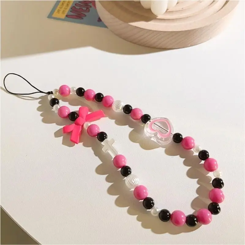 Pulsera R53C para mujer, cordón para teléfono, cadena que marca tendencia, abalorio para teléfono con cuentas para entusiastas - imagen 3