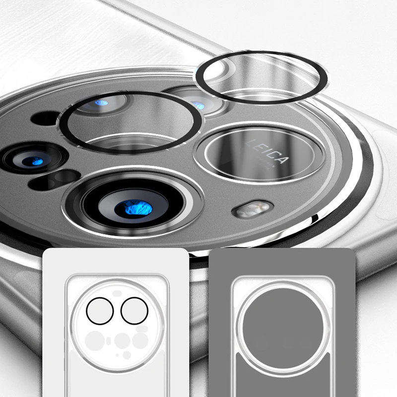 Funda de teléfono Simple a prueba de golpes para Xiaomi 15 Ultra Pro 15Ultra 15Pro 5G, película de lente acrílica de vidrio de silicona suave, cubiertas traseras originales - imagen 3