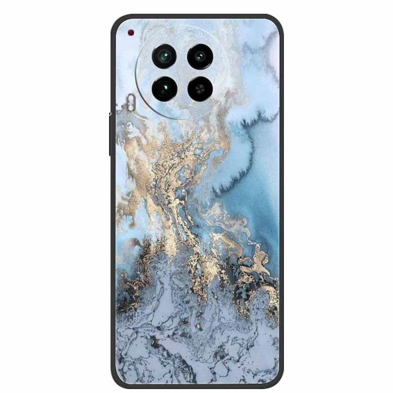 Funda trasera de silicona suave para Tecno Camon 30 5G, carcasa de TPU de mármol para Tecno Camon30 5G CL7, Capa pintada de Mica colorida - imagen 4