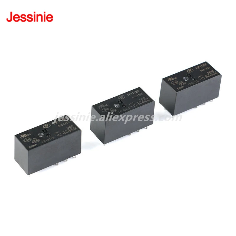 2 uds/1 unidad relé de alta potencia HF105F HF115F -1-005D 1-012D 024D -005 012 024 -1HS 1ZS3 2ZS4 5V 12V 24V 30A 16A 8A 4 pines 8 pines - imagen 3