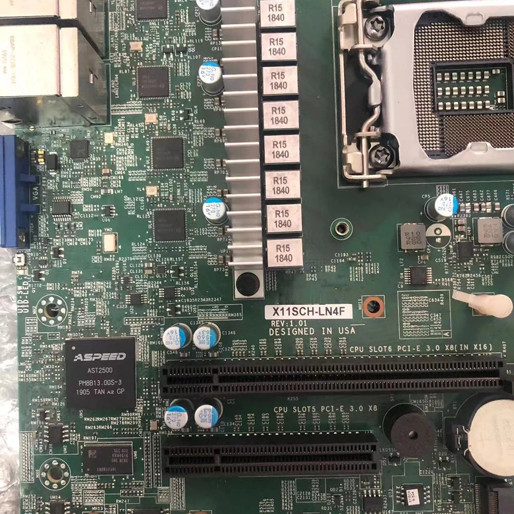 Original 8ta/9a generación. Procesador Core i3 Xeon E-2100/2200, placa base de servidor LGA1151 de un solo enchufe X11SCH-LN4F - imagen 2