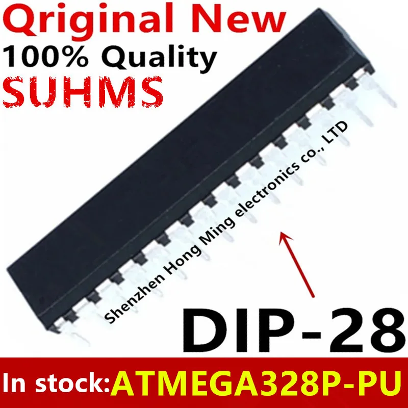 ATMEGA328P-AU/PU Microcontrolador AVR – QFP-32 y DIP-28