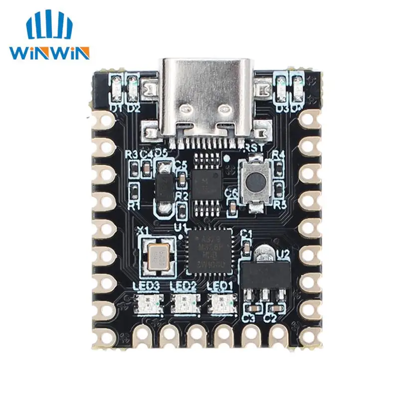 Placa de desarrollo NANO V3.0/Nano SuperMini tipo C chip atmega328p puerto serie ch340 para arduino - imagen 3