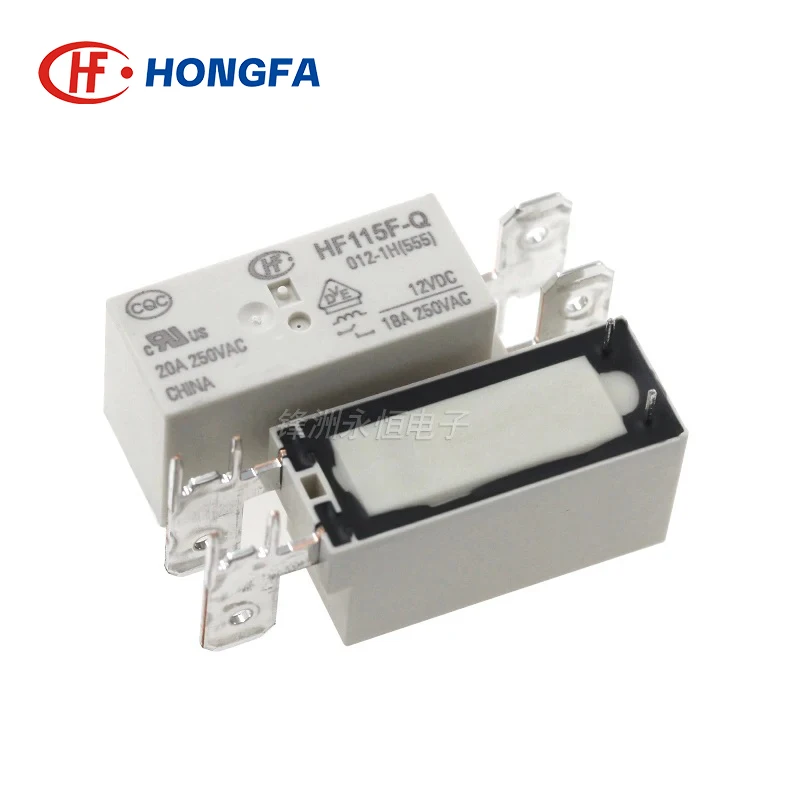 5 uds nuevo HF115F-Q-005-1H HF115F-Q-012-1H HF115F-Q-024-1H HF115F-Q-048-1H HF115F Q 012 024 1H 20A 5V 12V 24V 48V relé de potencia - imagen 3