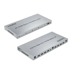 Matriz HDMI 4x4 4K 60Hz HDR con Extractor de Audio