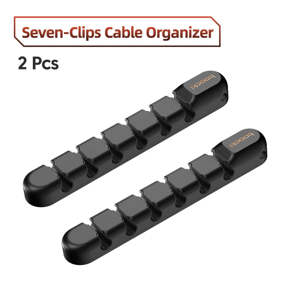 2PCS 7Clips Black