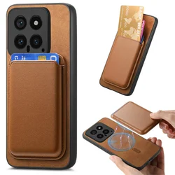 Funda Cuero Realme GT 7 Pro con Magsafe y Tarjetero