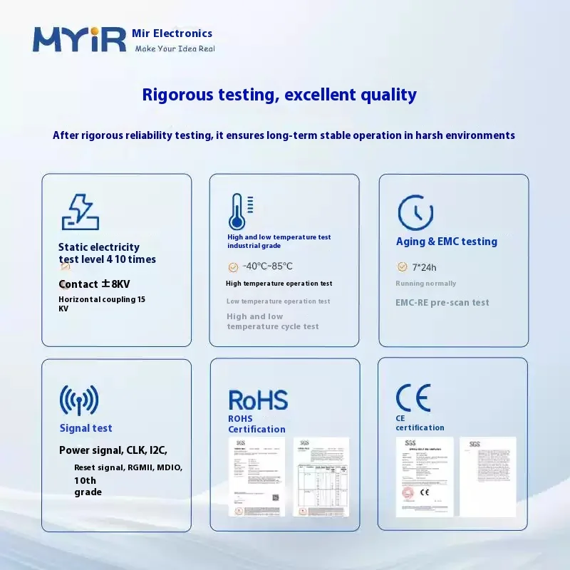 Placa de desarrollo MYD-LT536, 17 puertos serie, 4 puertos CAN, placas de desarrollo doméstico de grado Industrial, alta potencia de computación - imagen 3