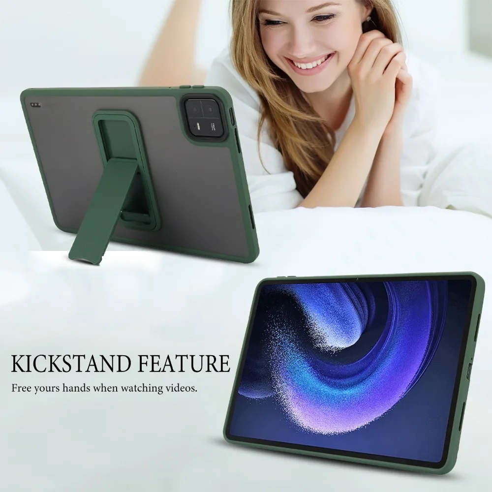 Funda para Xiaomi Pad 7 7Pro 11,2 "Mi Pad6 5 Pro 11 pulgadas SE 8,7 soporte a prueba de golpes funda trasera para tableta para Redmi Pad 2 2025 - imagen 3