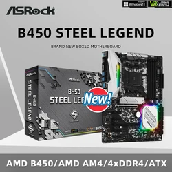 Placa base ASRock B450 STEEL LEGEND AM4 DDR4 HDMI M.2 para Ryzen 5600G
