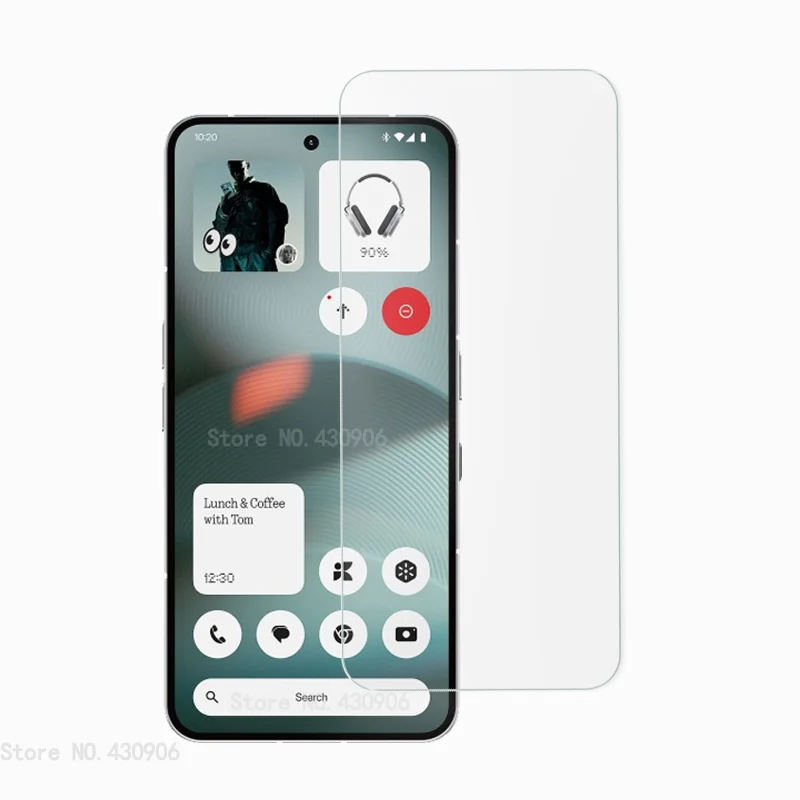 For Nothing Phone 3 Protector de pantalla Cobertura de pantalla Película de vidrio templado transparente de alta calidad 2.5D 9H - imagen 2
