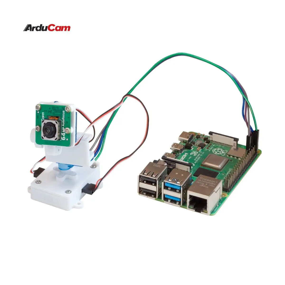 Arducam-Kit de cámara y Pan-Tilt para Raspberry Pi, 64MP - imagen 4