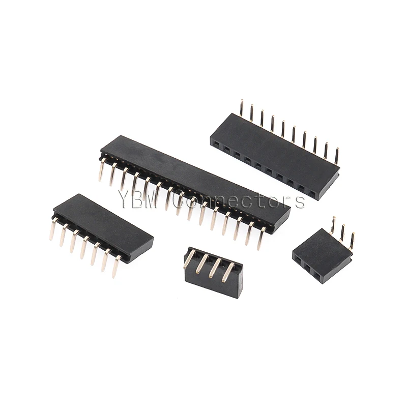 10 Uds 2,0 MM base de aguja doblada de una sola fila 90 grados horizontal 2,0 fila de flexiones madre 1*2p3P4P5P6P8P10P 1x40P - imagen 5