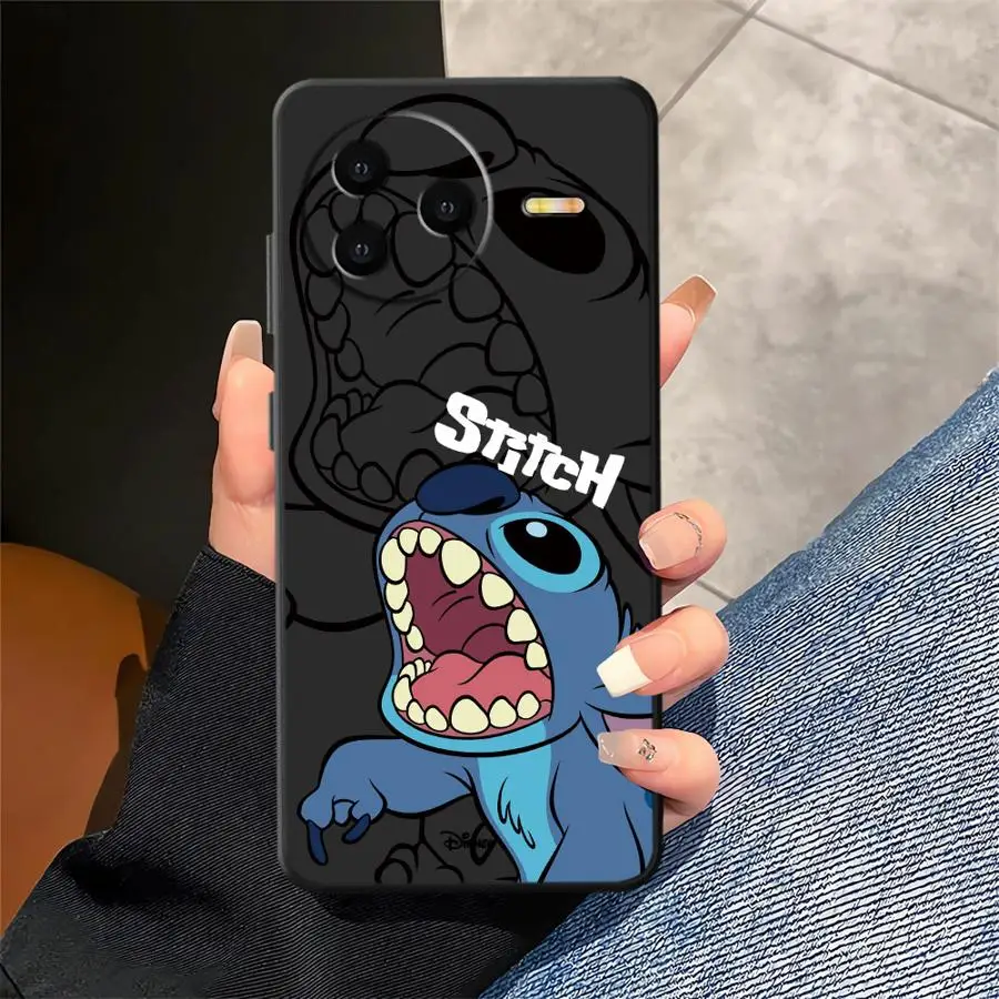 Funda de punto de dibujos animados de Disney para Xiaomi Redmi 12C A5 A3 10 K40 K80 Pro A1 A2 Plus 9 A4 14C 13C, funda negra suave para teléfono - imagen 5