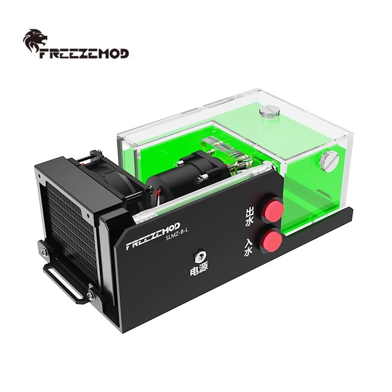 Módulo de belleza médica Industrial de refrigeración por agua, caja de bomba AIO + radiador de vía fluvial individual/doble de 80mm + SLMZ-B-L de depósito de 500ML - imagen 2