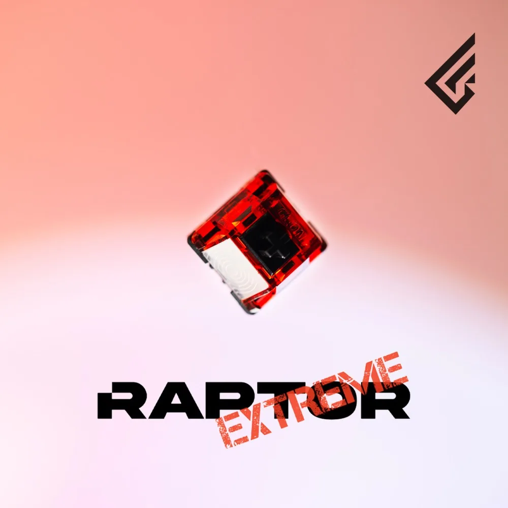 Geonworks Raptor Extreme RGB interruptor lineal prelubricado/sin lubricado 0,9mm previaje eje personalizado de 5 pines para interruptor de teclado mecánico - imagen 3