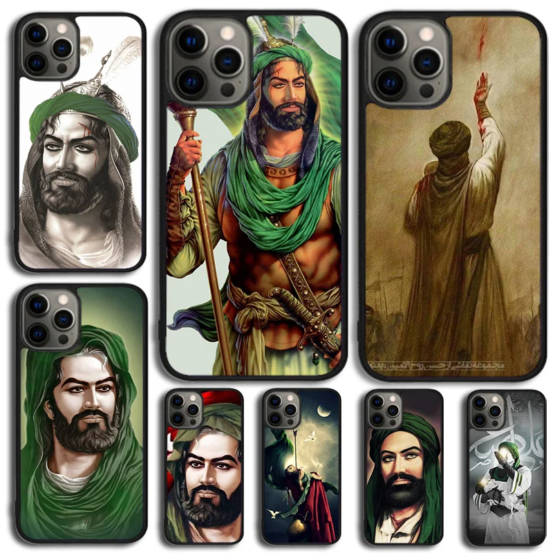 Funda de teléfono Imam Hussain Shia Ali para iPhone 17 Air 11 12 13 15 16 14 Pro MAX Plus