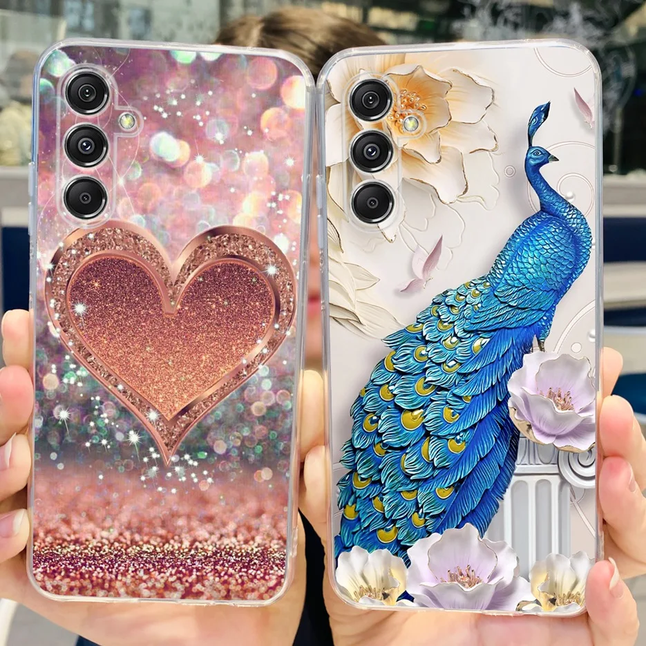 Funda de silicona transparente para Samsung Galaxy M34 5G, carcasa blanda pintada a la moda para Samsung M34 M 14, SM-M346B - imagen 2