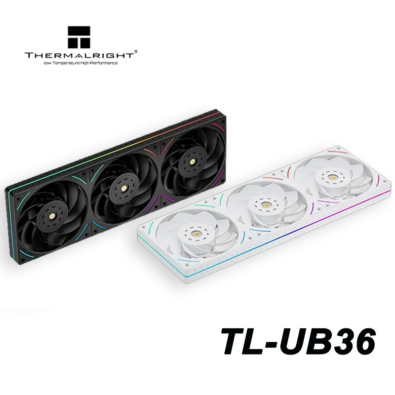 Thermalright TL-UB36 ventilador con cubierta de computadora 12CM ARGB nivel de rendimiento 2150RPM ventiladores de refrigeración ventilador de escape frío integrado