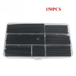 Kit de tubos termorretráctiles 2:1, tubo termorresistente, envoltura de cables termorretráctiles, manguitos aislantes de Cable de conexión eléctrica, 150 Uds.
