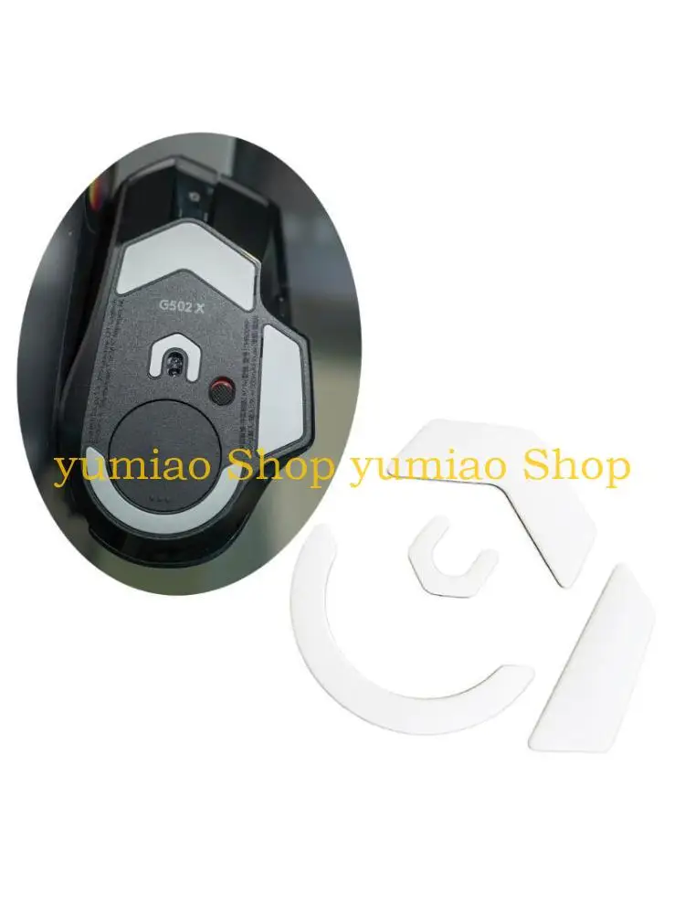 587B 1 Juego patas ratón con bordes curvos, almohadillas para patines para G502X Lightspeed