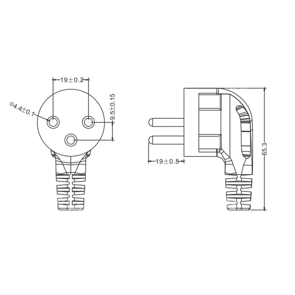 SI-32 de alimentación de 3 pines para ordenador, cable de alimentación para PC, Monitor, impresora, TV, IEC C13, hembra, PDU, UPS, Israel, 1,5 M - imagen 5
