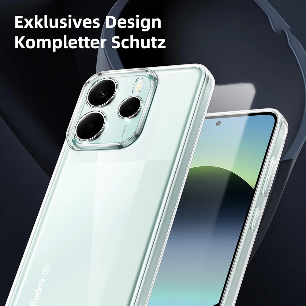 Funda blanda de silicona ultrafina para Xiaomi Redmi Note 14 14S 13 12 Pro Plus Pro + 12S 4g 5g, funda trasera transparente - imagen 4