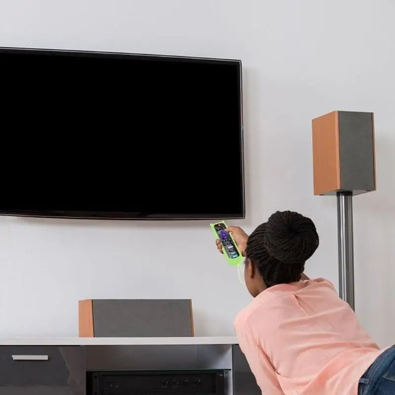 Manura protectora silicona oscura para control remoto Roku2 Express Sheading Sticks y3nd - imagen 3