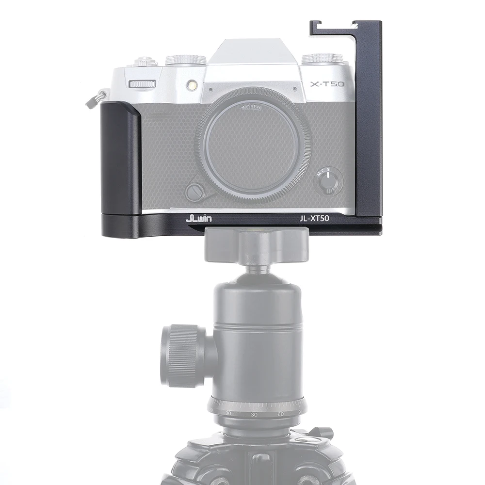 FOTGA-empuñadura de X-T50 en forma de L para cámara FUJIFILM Fuji X-T50, con placa de liberación rápida, Apertura del compartimento de la batería Arca - imagen 5